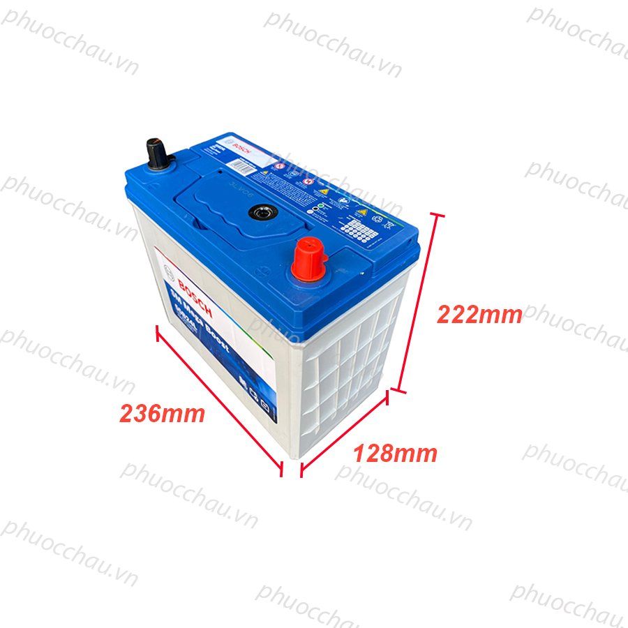Ắc Quy BOSCH 55B24L/LS 12V-45AH - ảnh 3