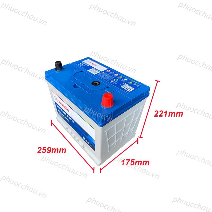 Ắc Quy BOSCH 80D26L/R 12V-70AH - ảnh 3