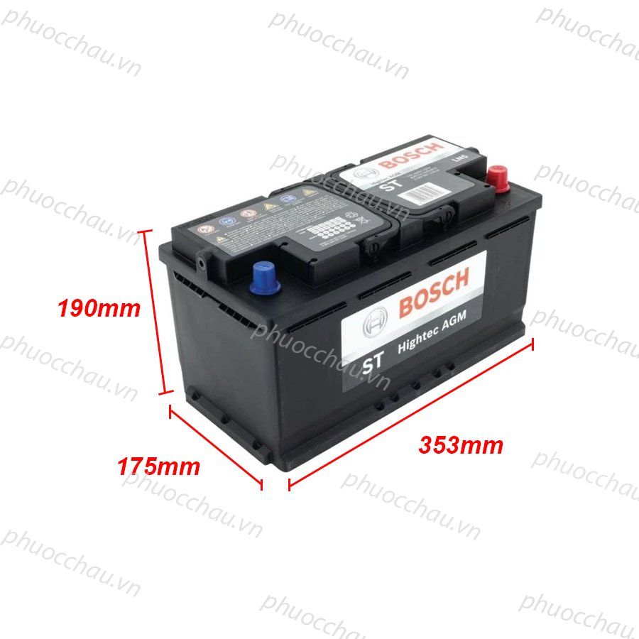 Ắc Quy BOSCH AGM LN5 12V-95AH - ảnh 3