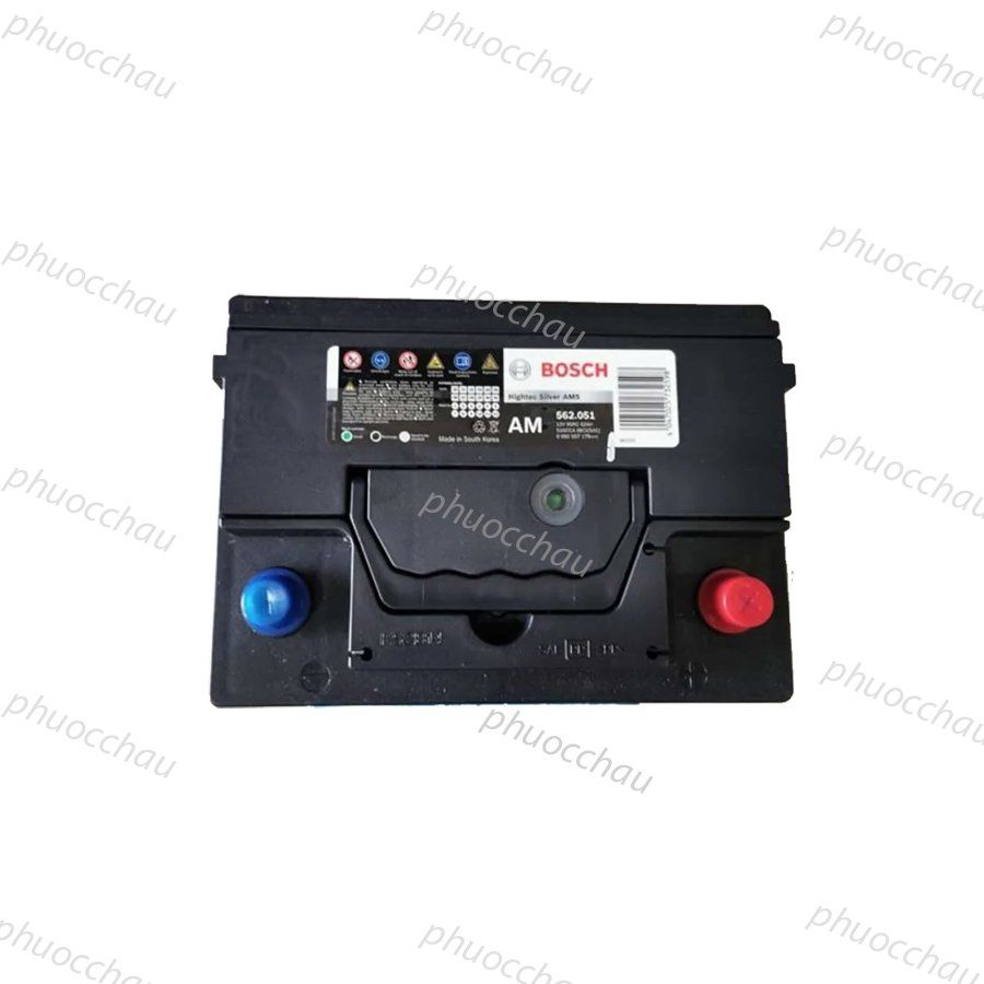 Ắc Quy BOSCH DIN 562.051 12V-62AH - ảnh 3