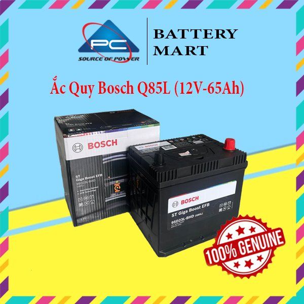 Ắc Quy BOSCH EFB Q-85 95D23L 12V-65AH - ảnh 2