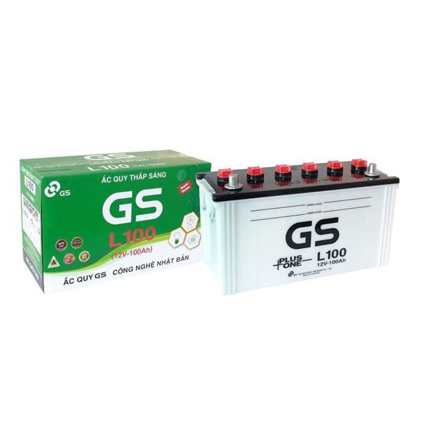 ẮC QUY GS L100 (12V-100AH), 12V-100AH