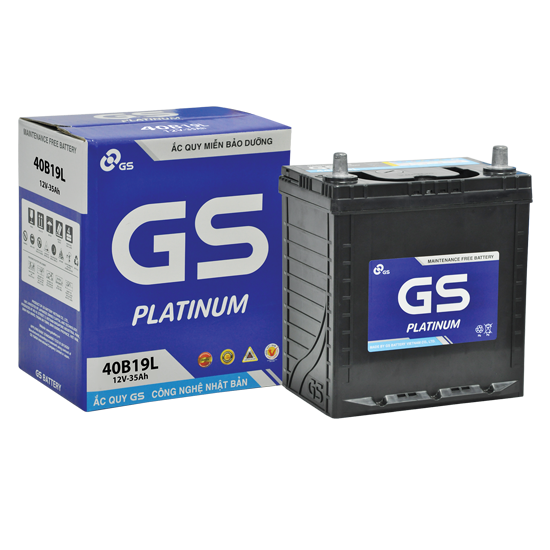 ẮC QUY GS MF 40B19L, 12V-35AH