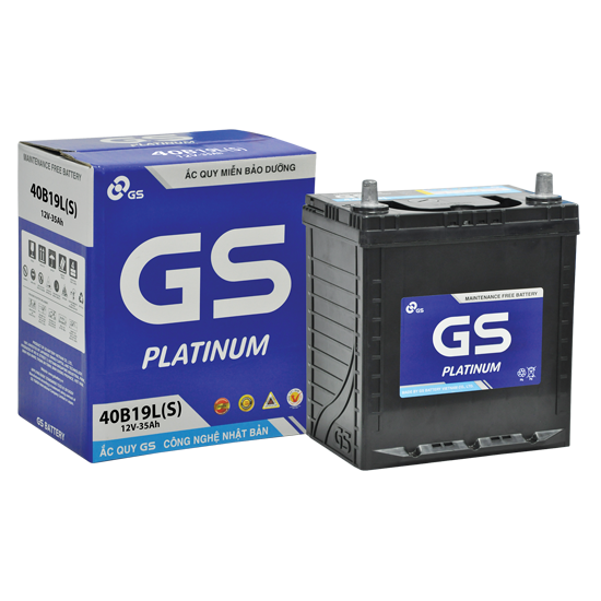 ẮC QUY GS MF 40B19L(S), 12V-35AH