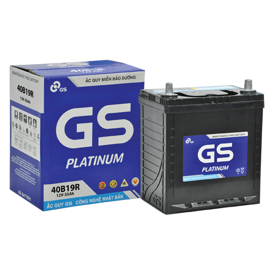 ẮC QUY GS MF 40B19R, 12V-35AH