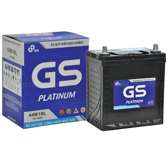ẮC QUY GS MF 44B19L, 12V-40AH