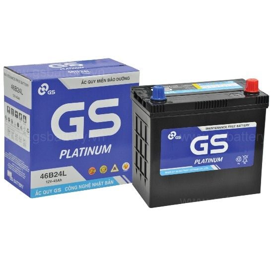 ẮC QUY GS MF 46B24L, 12V-45AH