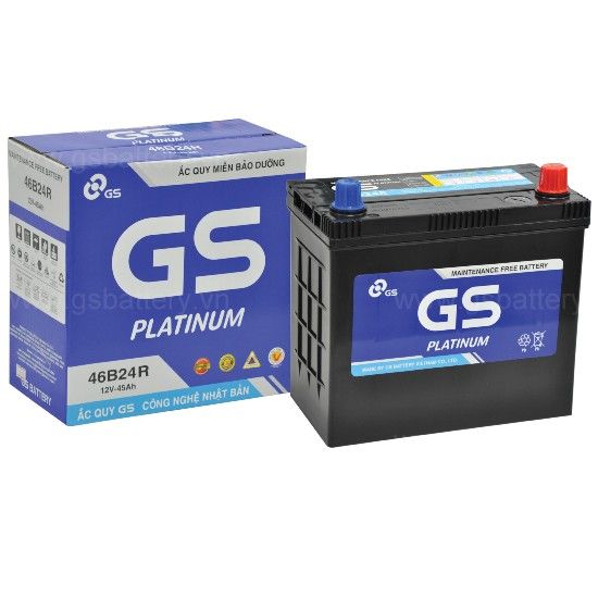 ẮC QUY GS MF 46B24R, 12V-45AH