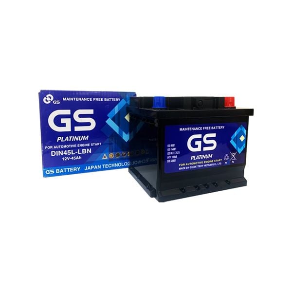 ẮC QUY GS MF DIN45L-LBN, 12V-45AH