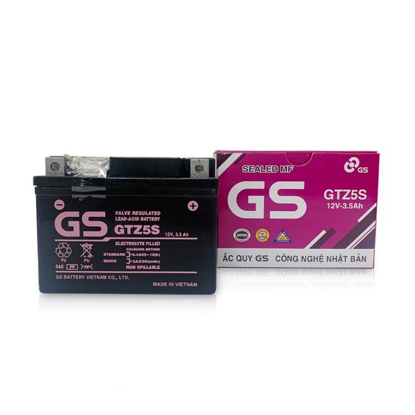 ẮC QUY GS GTZ5S 3, 12V-5AH