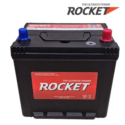 ẮC QUY ROCKET SMF 55D23L, 12V-60AH