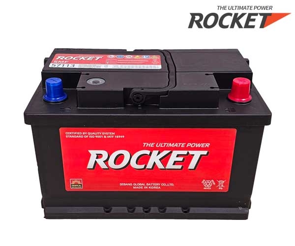 ẮC QUY ROCKET, SMF 57113, 12V-71AH - ảnh 2