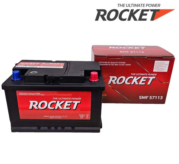 ẮC QUY ROCKET, SMF 57113, 12V-71AH - ảnh 3