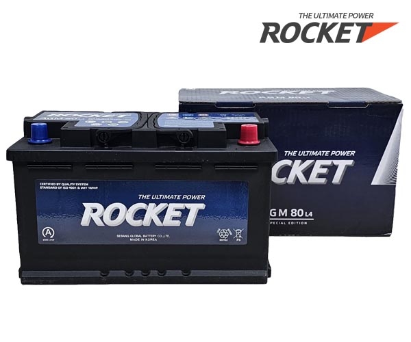 ẮC QUY ROCKET START STOP AGM L4, 12V-80AH - ảnh 3
