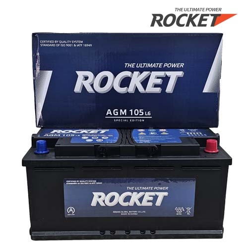ẮC QUY START STOP, ROCKET AGM L6, 12V-105AH - ảnh 3