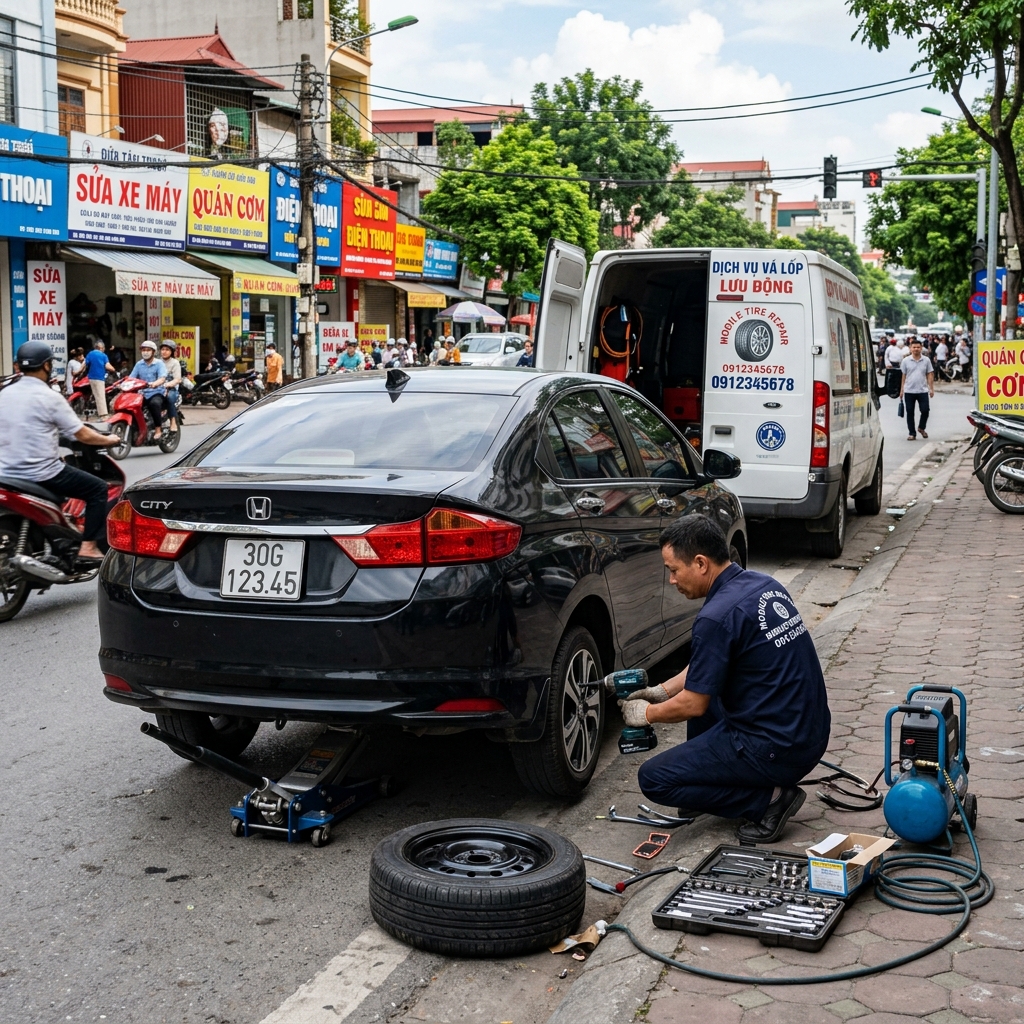Vá Vỏ Lưu Động